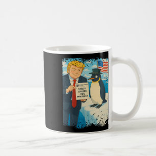 Caneca De Café Trump Impõe Tarifa Pinguim Anime Política Meme D