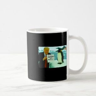 Caneca De Café Trump Impõe Tarifa Sobre Pinguim Política Irônica