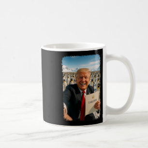 Caneca De Café Trump Impondo Tarifas Aos Pinguins - Política Irôn