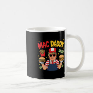 Caneca De Café Trump Mac Daddy Fazendo Fritas Dito Engraçado 