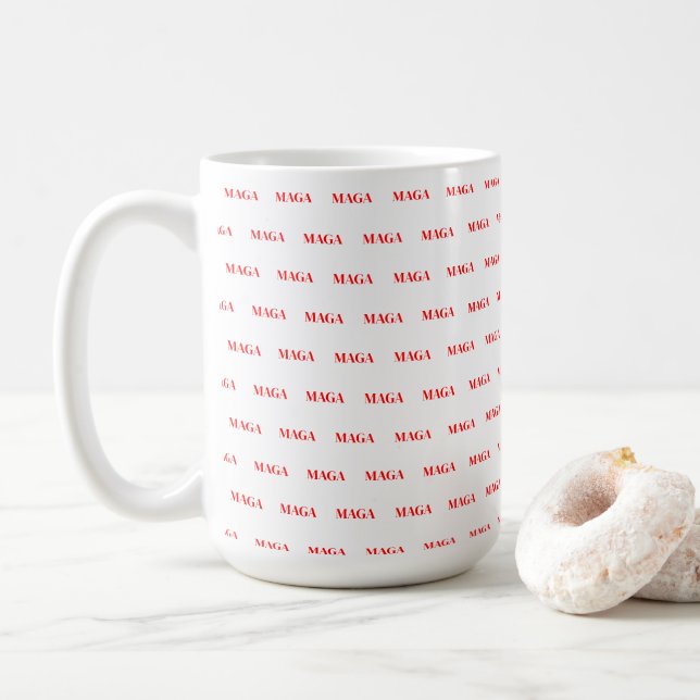 Caneca De Café Trump Maga 2024 (Com Donut)