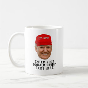 CANECA DE CAFÉ TRUMP MAGA DE DONALD PERSONALIZADO