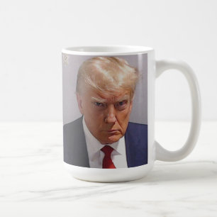Caneca De Café Trump Mug Mugshot 2024
