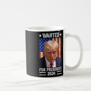 Caneca De Café Trump Mug Shot Desejado Para Os Eua. Presidente 20