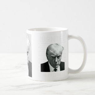Caneca De Café Trump Mug Shot - Donald Trump Mug Shot