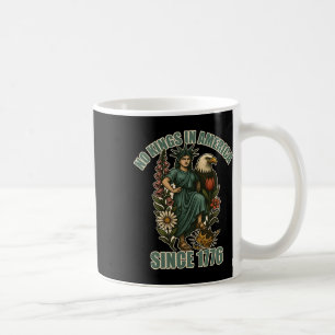 Caneca De Café Trump Não é Rei Na América Desde 1776 Estátua Anti