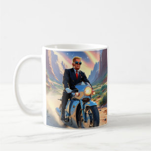 Caneca De Café Trump no Motorcycle Beauily rd Souwest EUA