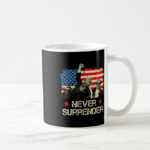 Caneca De Café Trump Nunca Rende a American Flag Pensilvânia T