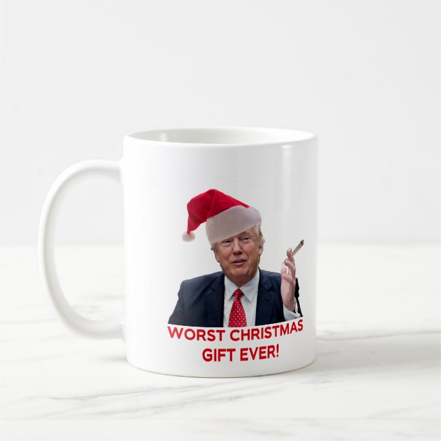 Caneca De Café Trump, o pior presente de Natal de sempre! (Esquerda)