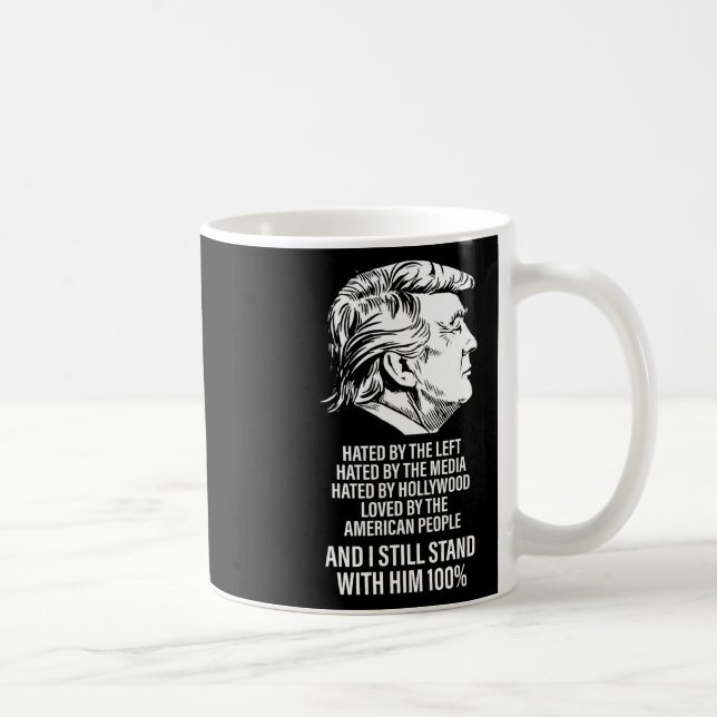 Caneca De Café Trump Odeio pela Esquerda Odeio pela Mídia  (Direita)