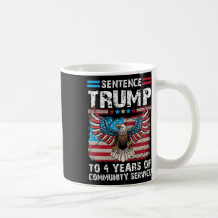 Caneca De Café Trump Para 4 Anos De Trump De Serviço Comunitário