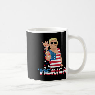 Caneca De Café Trump Patriótico 4 De Julho América Liberdade Inde