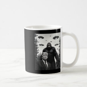 Caneca De Café Trump Pé Grande Ufo Encontro Alien Extraterrestre