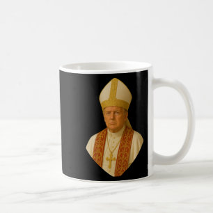 Caneca De Café Trump Pope Graphic - Engraçado Design político