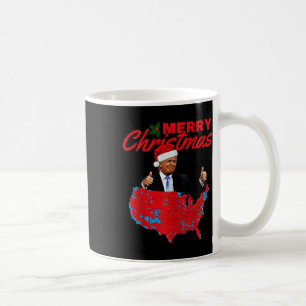 Caneca De Café Trump Presidencial Resultados das Eleições Mapeia