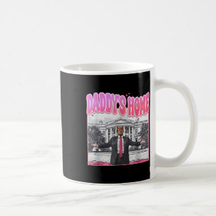 Caneca De Café Trump Presidente 47th Daddys Casa Branca Engraçado