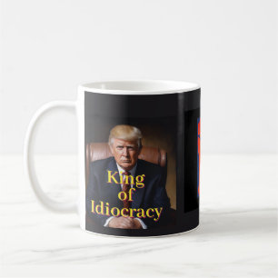 Caneca De Café Trump Rei da Idiocracia