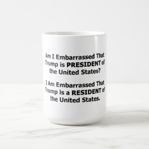 Caneca De Café Trump Residente