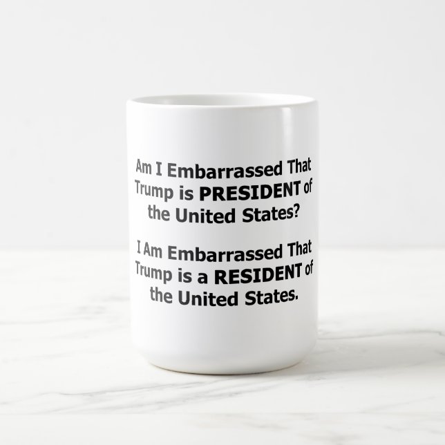 Caneca De Café Trump Residente (Centro)