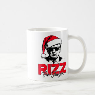 Caneca De Café Trump Rizz A Época Engraçado Trump 2024 Xmas Rosa 