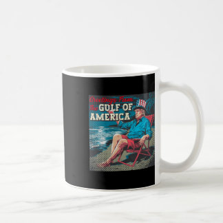 Caneca De Café Trump Saudação Da Patr Da Praia Do Golfo Da Améric
