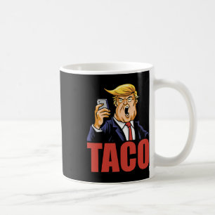 Caneca De Café Trump Sempre Desiste Piada Engraçada do Taco Retro