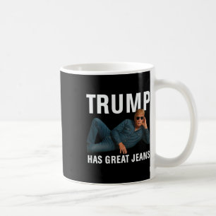 Caneca De Café Trump Tem Ótimas Calças Jeans Camiseta Gráfica Div
