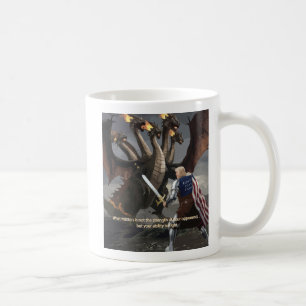 Caneca De Café Trump the Knight Battthe Hydra Coffee Mug