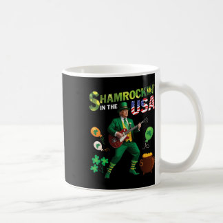 Caneca De Café Trump Tocando Guitarra Shamrockin Nos EUA Dia De S