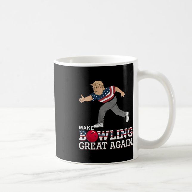 Caneca De Café Trump Torna A Boliche Excelente Novamente - Patrió (Direita)