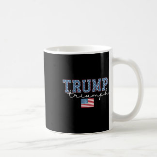 Caneca De Café Trump Triunfo Bandeira Americana Estrelas 2025 Ven