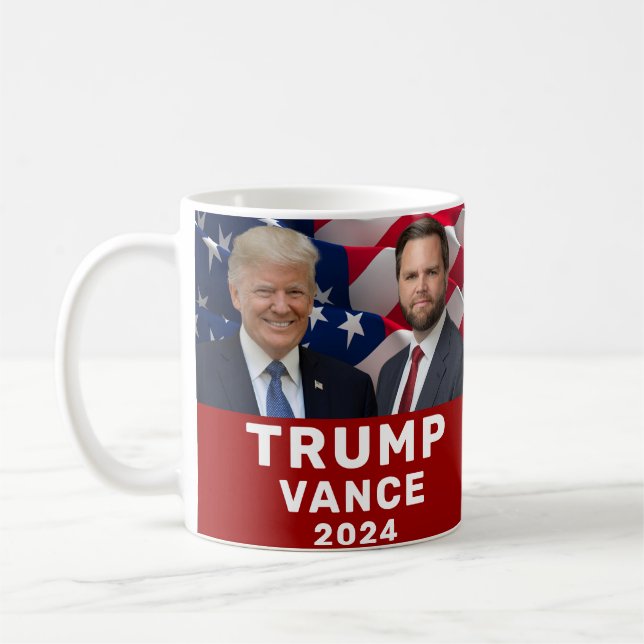Caneca De Café Trump Vance 2024 (Esquerda)