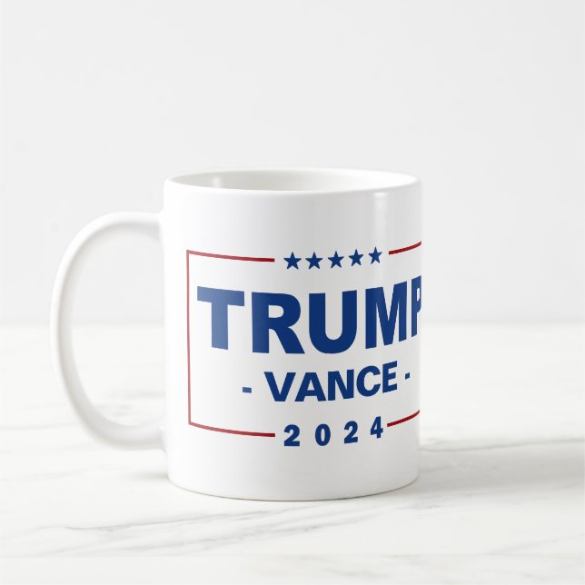 CANECA DE CAFÉ TRUMP / VANCE 2024 (Esquerda)