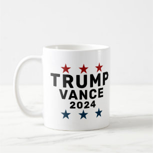 Caneca De Café Trump Vance 2024 Classic Star