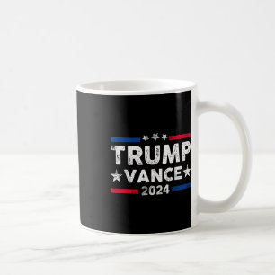 Caneca De Café Trump Vance 2024 Presidente Trump Apoiador Re-elec