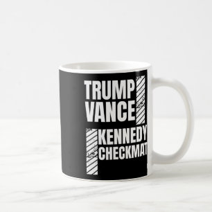 Caneca De Café Trump Vance Kennedy Xeque-Mate Eleição Republicano