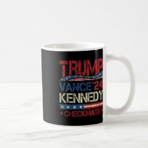 Caneca De Café Trump Vance Kennedy Xeque-Mate Eleição Republicano