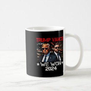 Caneca De Café Trump Vance Nós Ganhamos Vencer Dia de Inauguração