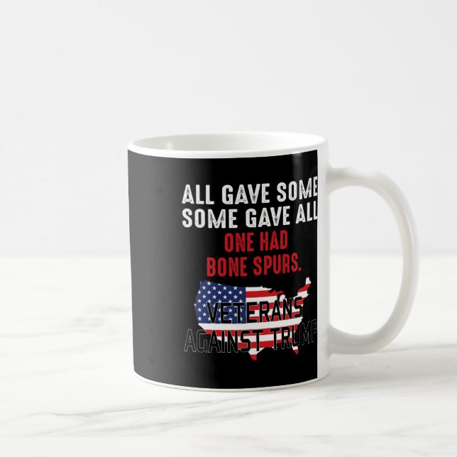 Caneca De Café Trump Veterans Contra Trump (Direita)