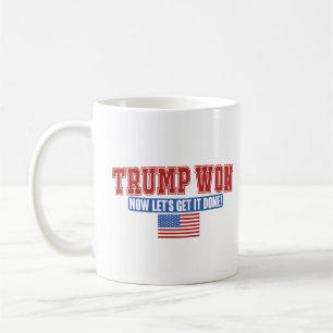 Caneca De Café Trump Won Agora Vamos