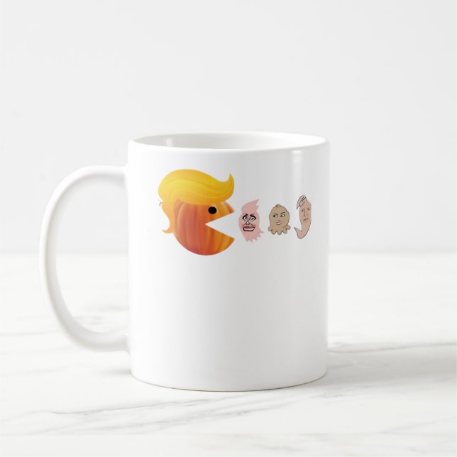 Caneca De Café Trumpkin Comendo Democratas Clássicos - Sala Satír (Esquerda)