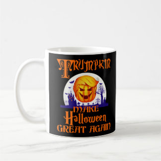 Caneca De Café Trumpkin Faz Excelente De Halloween Novamente