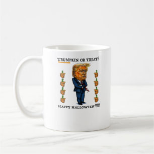 Caneca De Café Trumpkin Ou Tratar Clássico
