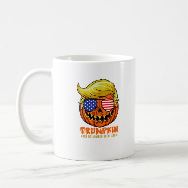 Caneca De Café Trumpkin Usa Torna O Excelente De Halloween Novame (Esquerda)