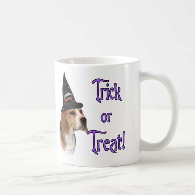 Caneca De Café Truque de Beagle (Direita)
