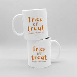 Caneca De Café Truque de Halloween ou trato de café