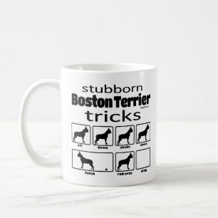 Caneca De Café Truques teimosos de Boston Terrier