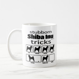 Caneca De Café Truques teimosos de Shiba Inu