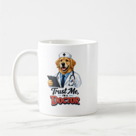 Caneca De Café Trust Me I’m a Dogtor Funny Dog Doctor