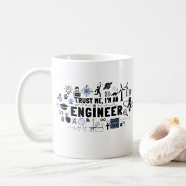 Caneca De Café TRUST ME, I'M AN ENGINEER feat Maxwell Gleichungen